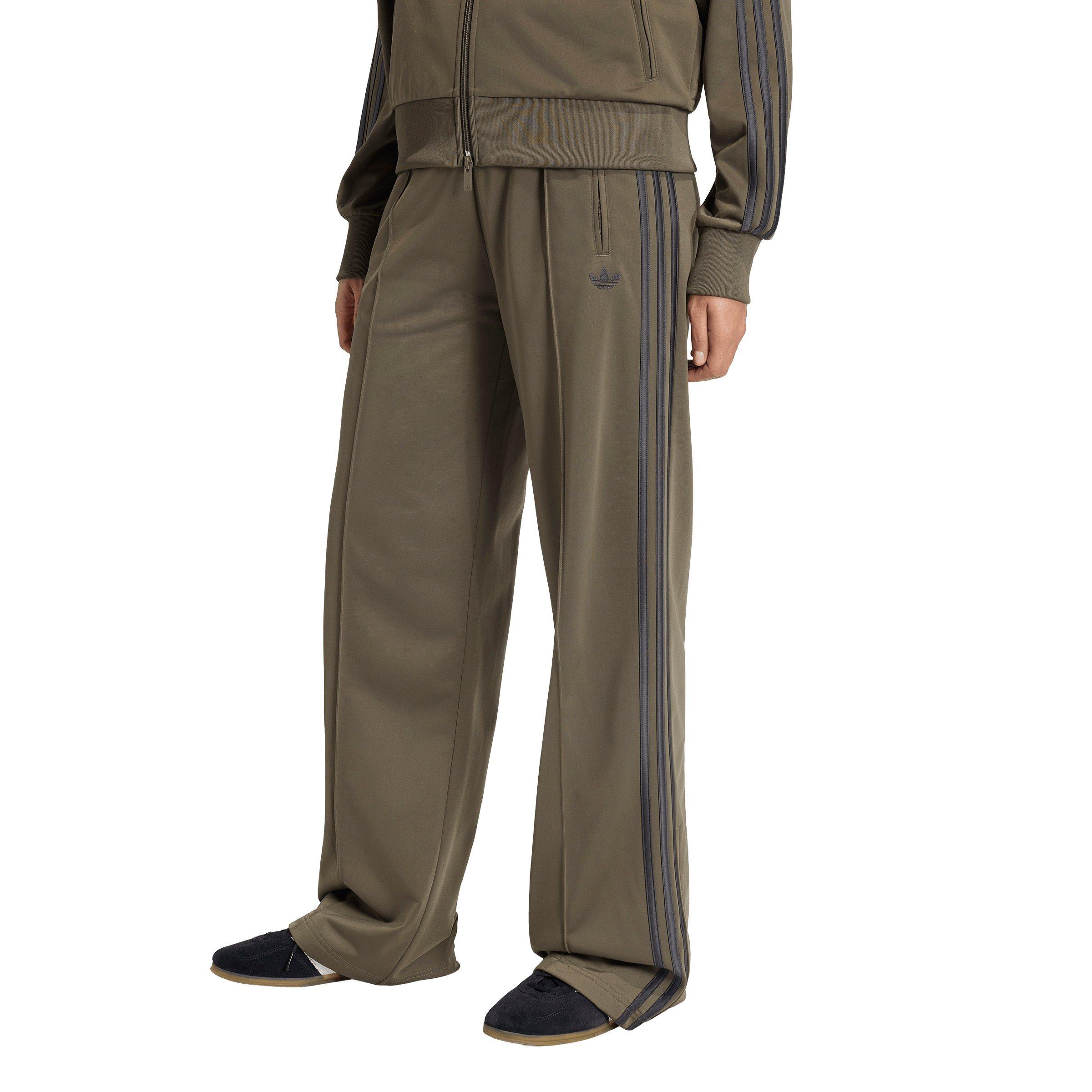 adidas Originals Women's Firebird Loose Tracksuit Pants - Brown/Black - BROWN/BLACK
